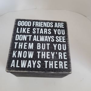 Primitives by Kathy SistersQuote Trinket Box